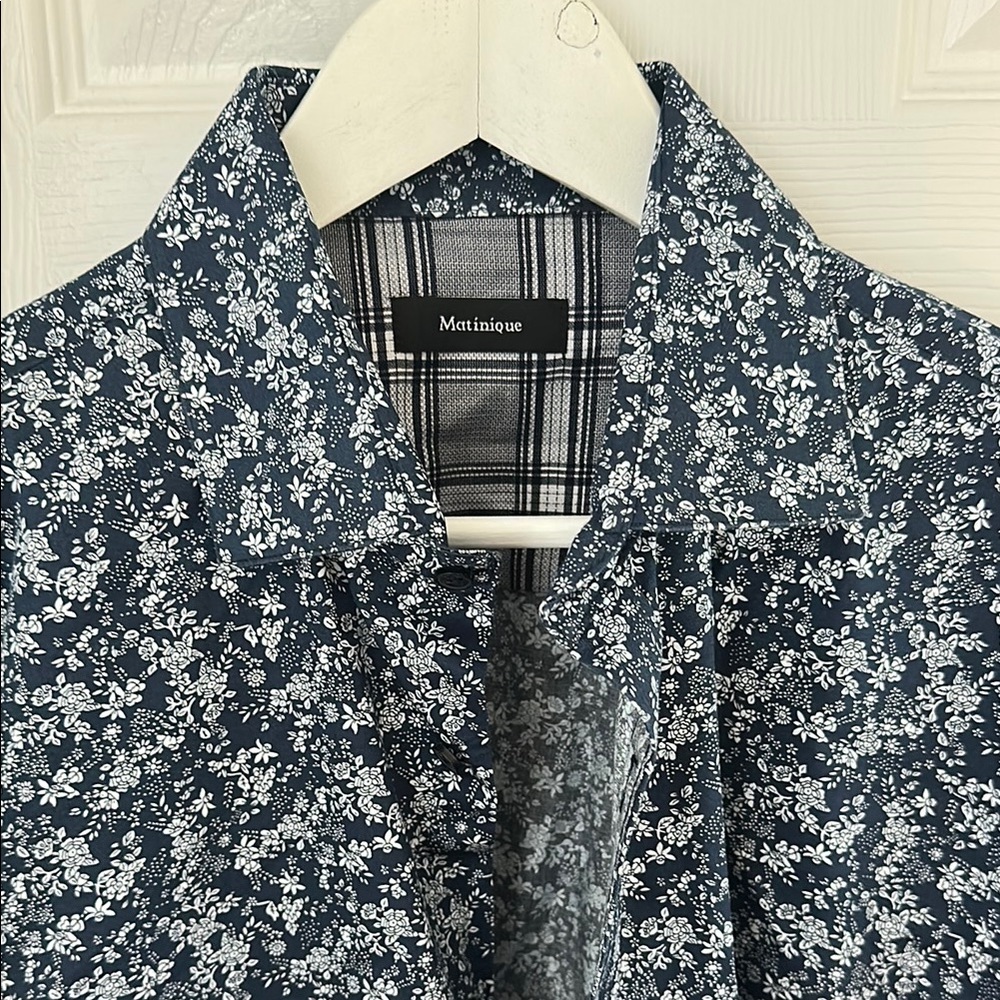Martinique Blue Floral Shirt